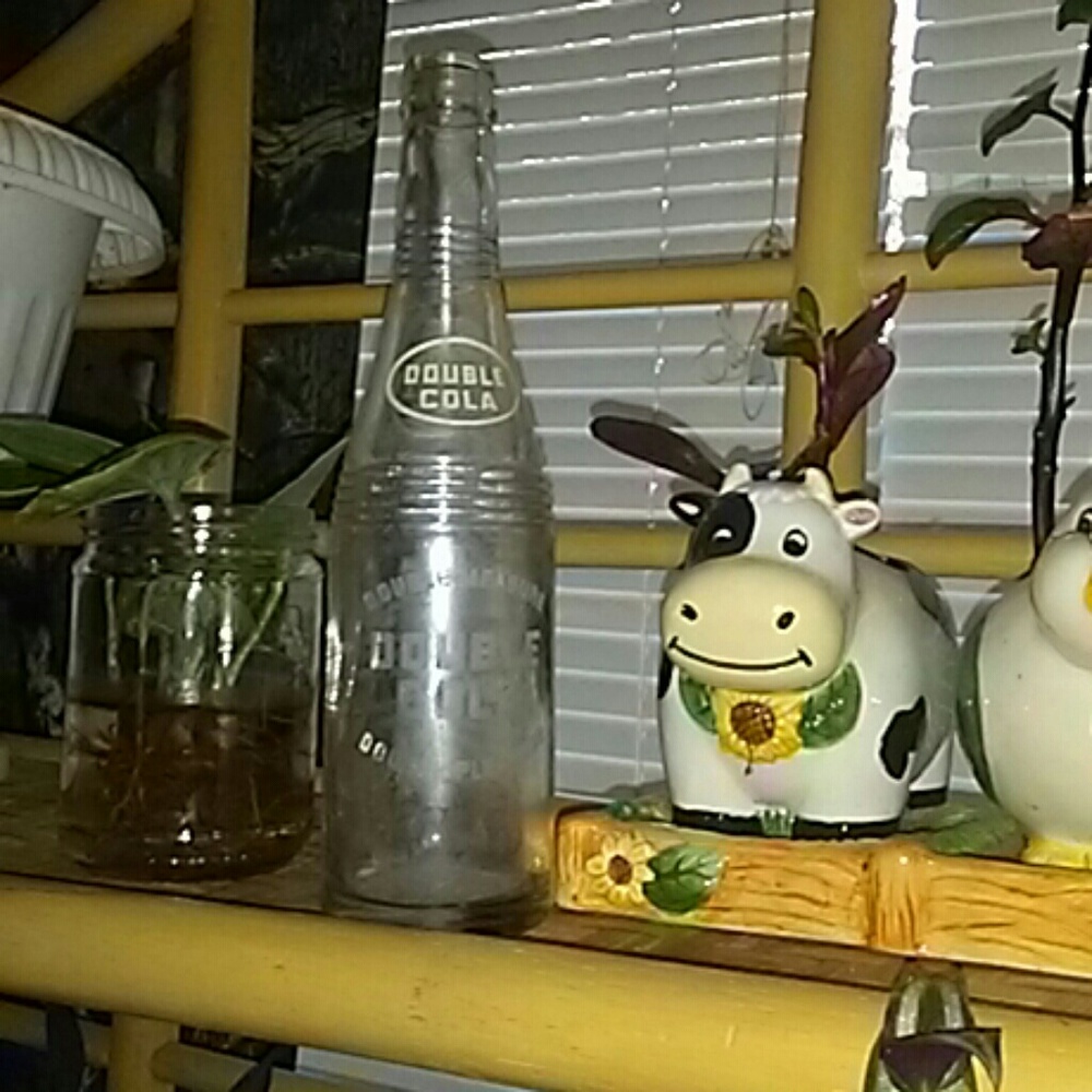 Old double cola bottle